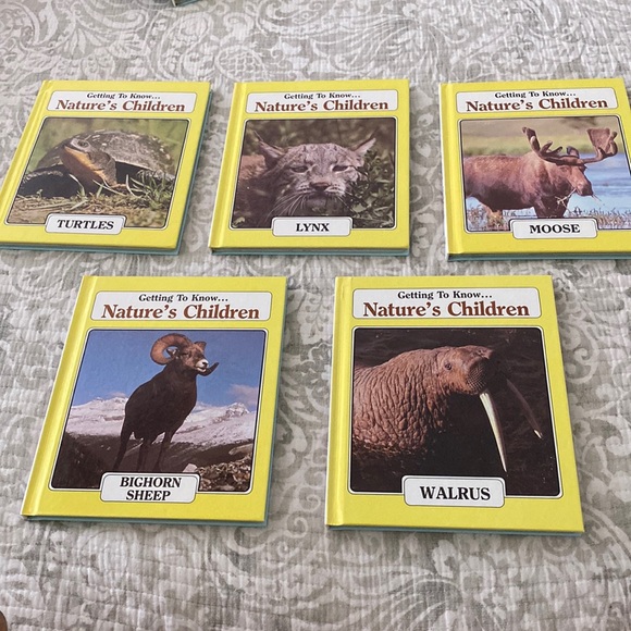 Getting To Know Natures Children Animal Books Hard Cover Bundle - Picture 1 of 7